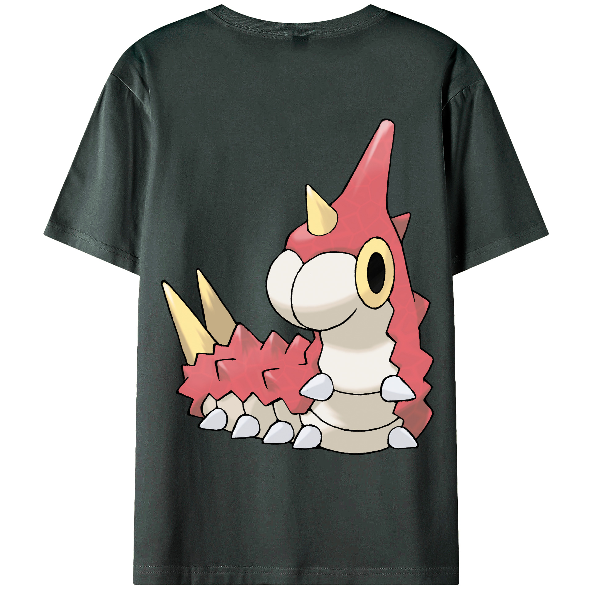 （画像用） ポケットモンスター Pokémon 綿100％ メンズ半袖Tシャツ（バックプリント） 通気性